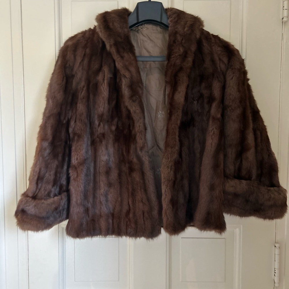 Elegant Mink Fur Coat